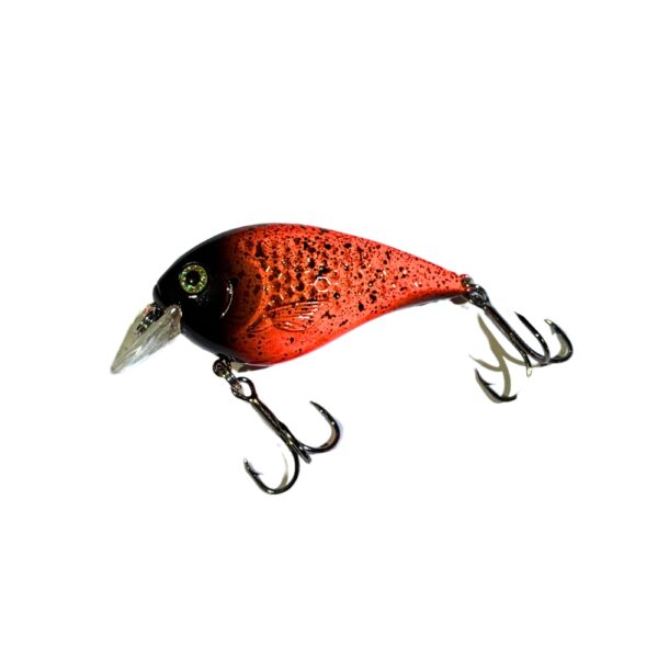 Crankbait paleta corta - NEGRO Y NARANJA