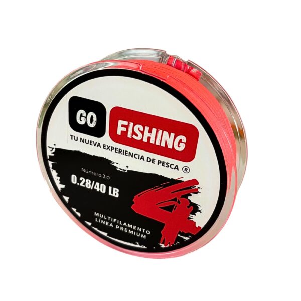 Multifilamento 0,28 - 40 lb - 100M - (Rojo)