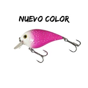 Crankbait paleta corta - BLANCO con ROSADO