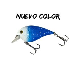 Crankbait paleta corta - BLANCO con AZUL