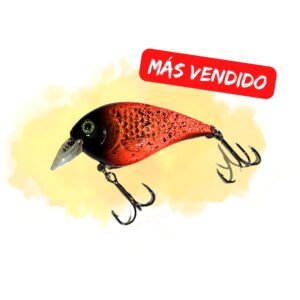 Crankbait paleta corta - NEGRO Y NARANJA