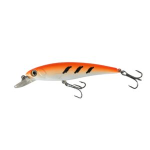 Minnow - NARANJA con BLANCO con RAYAS NEGRAS Edición LIMITADA