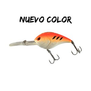 Crankbait - Paleta larga - NARANJA con BLANCO con RAYAS NEGRAS (Edición Limitada)