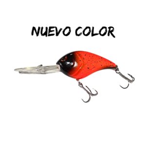 Crankbait - Paleta larga - NEGRO con NARANJA
